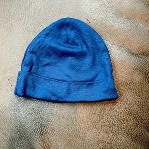 Blue baby beanie